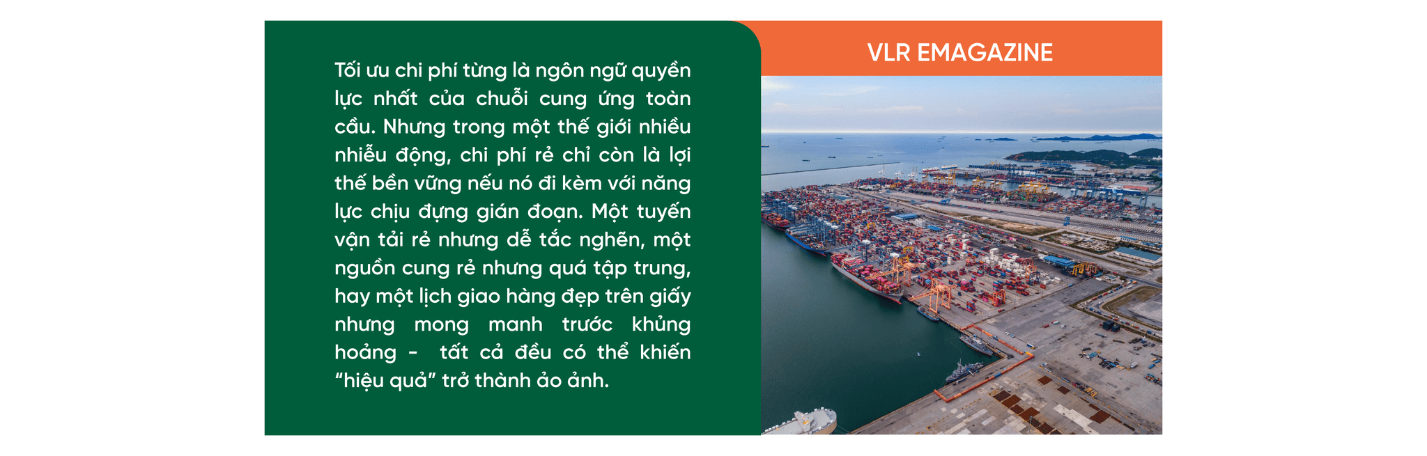 Quản lý rủi ro chuỗi cung ứng trong logistics tại Việt Nam